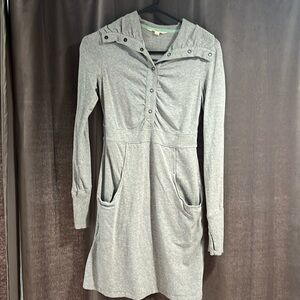 Athleta gray cotton dress XS